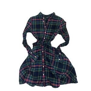 POLO RALLH LAUREN plaid dress size 14